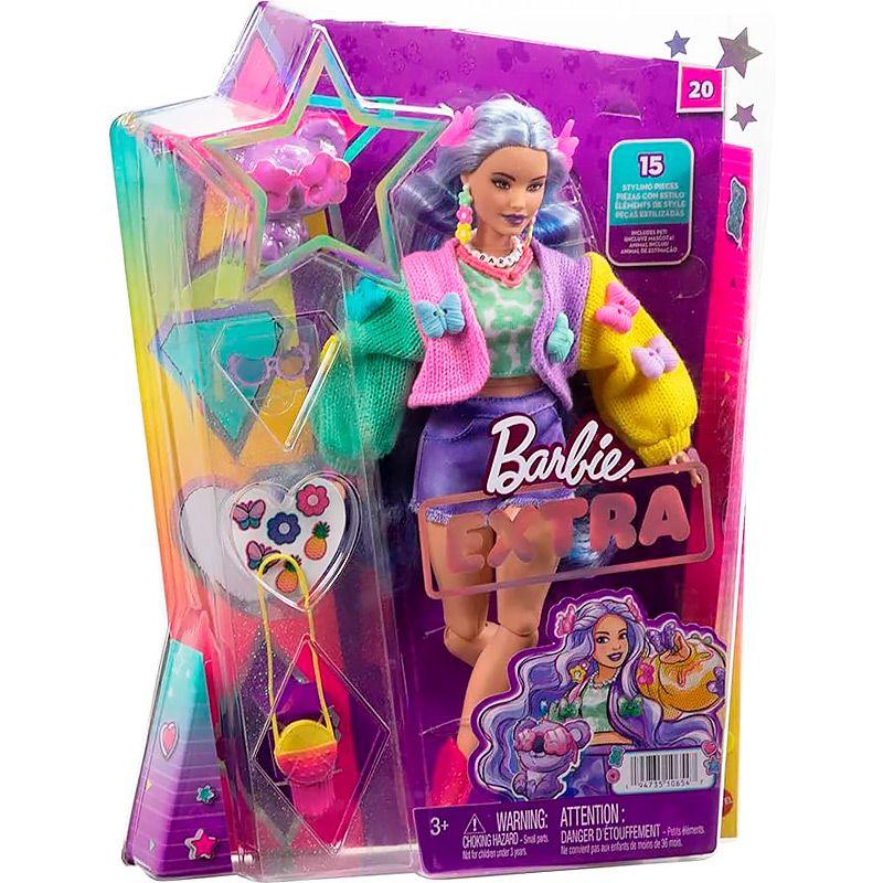 Boneca Barbie Extra Número 20 GRN27 HKP95 - Mattel - Boneca Barbie